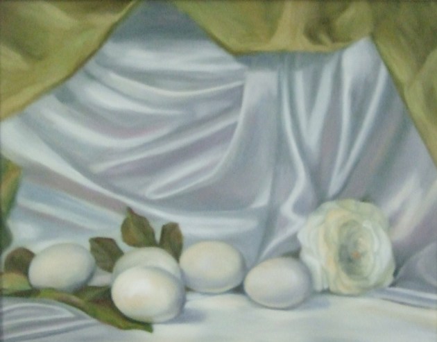 Art Club Assignment "Still Life With Eggs" by Ginger Dean